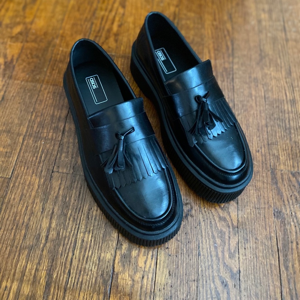 Black Leather Loafers - Picture 4 of 4
